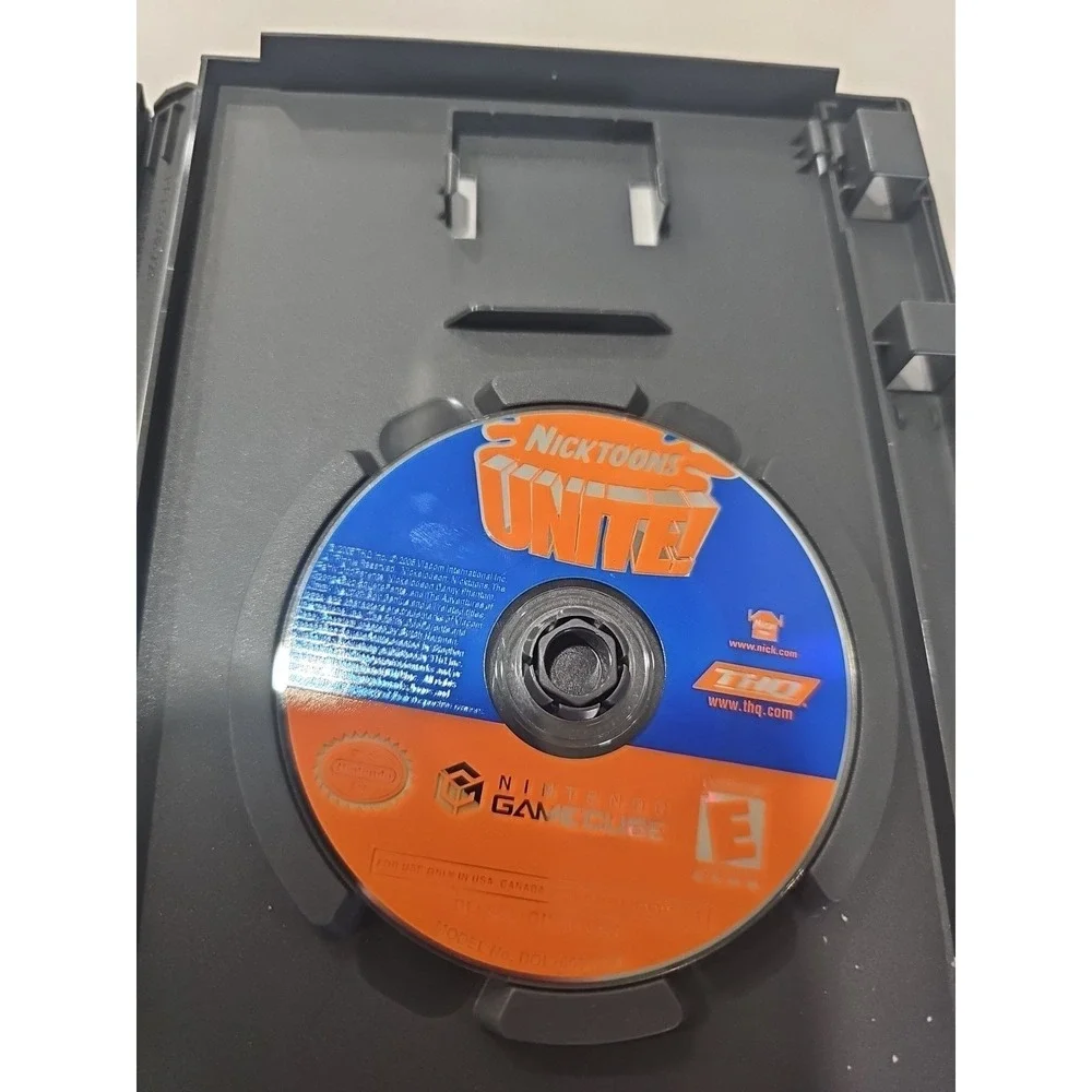 GAMECUBE: NICKTOON UNITE !! Case and Disc, No Manual